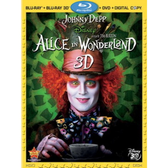 [英] 魔境夢遊 3D (Alice in Wonderland 3D) (2010) <2D + 快門3D>[台版]