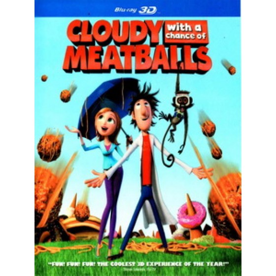 [英] 食破天驚 3D (Cloudy with a Chance of Meatballs 3D) (2009) <2D + 快門3D>[台版]