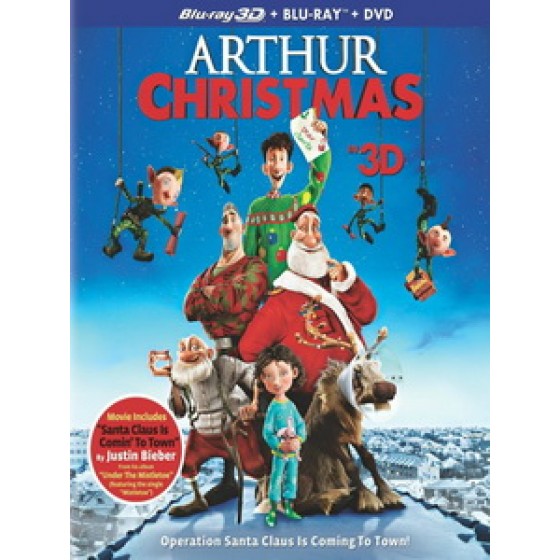 [英] 聖誕快遞 3D (Arthur Christmas 3D) (2011) <2D + 快門3D>[台版]