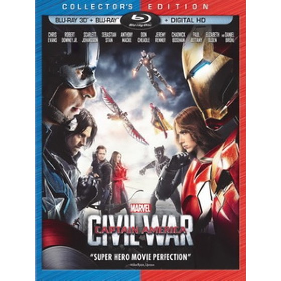 [英] 美國隊長 3 - 英雄內戰 3D (Captain America - Civil War 3D) (2016) <2D + 快門3D>[台版]