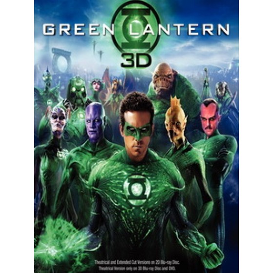 [英] 綠光戰警 3D (The Green Lantern 3D) (2011) <2D + 快門3D>[台版]