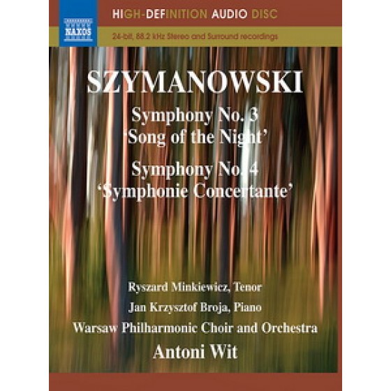 齊瑪諾夫斯基 - 第三、四號交響曲 (Szymanowski - Symphonies No. 3 & No. 4) 音樂藍光